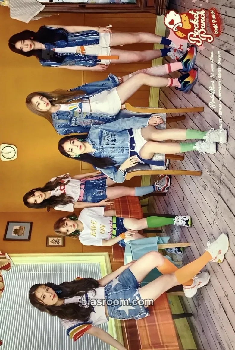 Pink Punch Photocard - Rocket Punch - Rocket Punch K-pop photocard