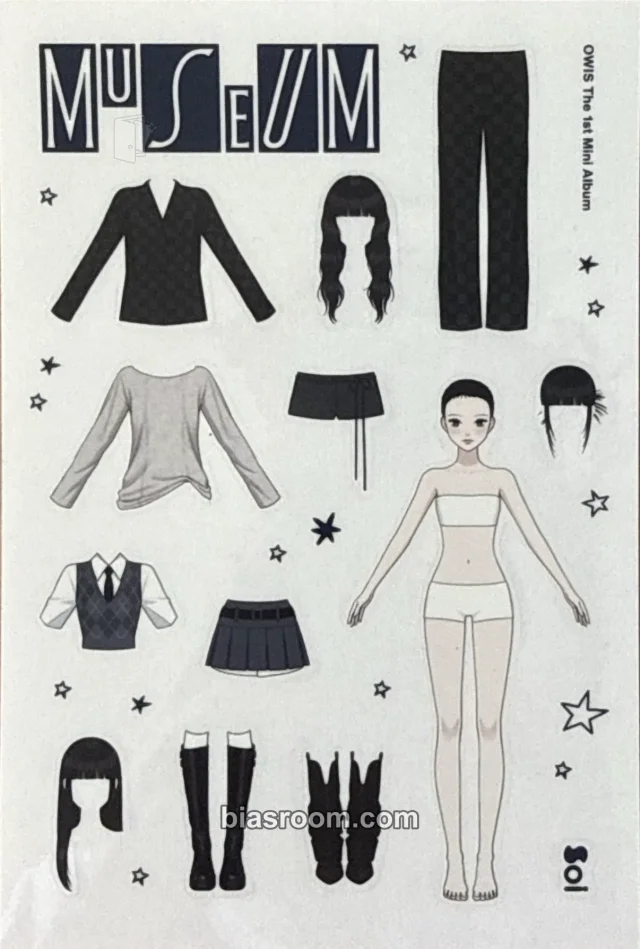 OWIS - Soi - MUSEUM Album album inclusion dream version sticker sheet