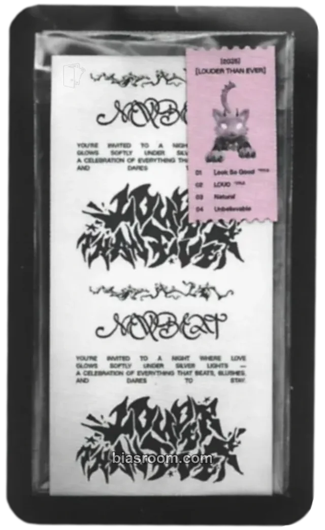 NEWBEAT - Louder Than Ever Album album inclusion sticker jewel case version
