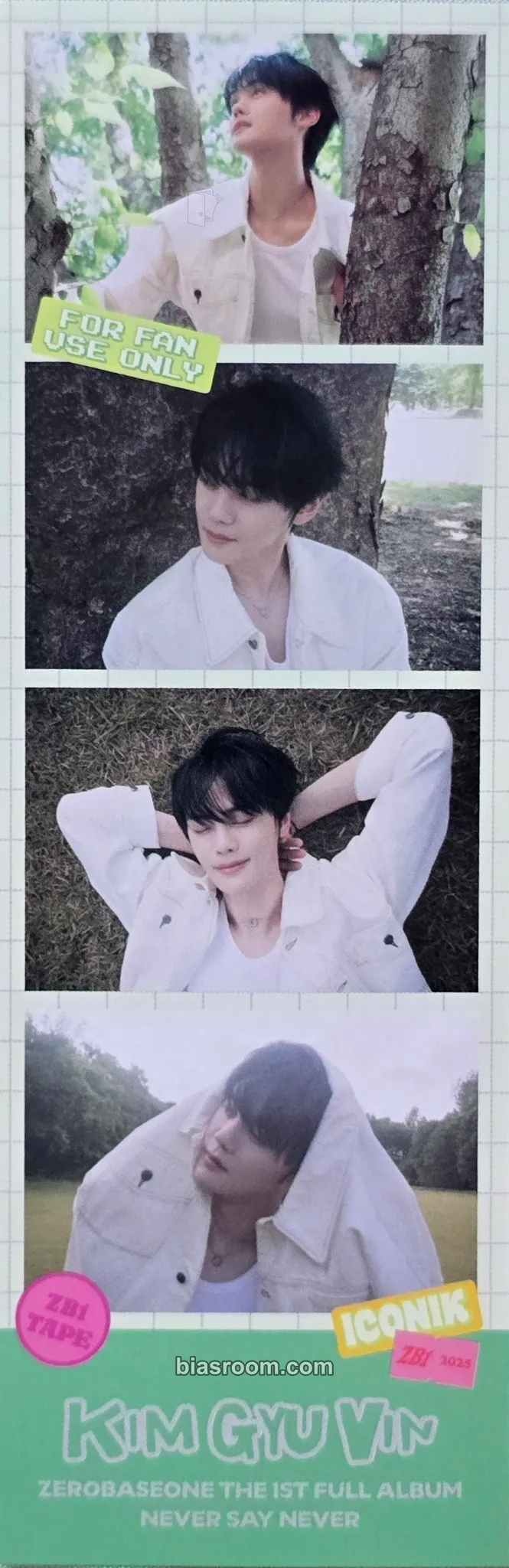 Gyuvin Never Say Never Photocard - ZEROBASEONE - ZEROBASEONE K-pop photocard