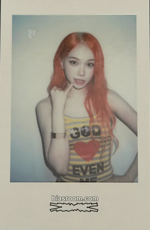 LE SSERAFIM - Kim Chaewon - SPAGHETTI Album taiwan polaroid makestar fansign