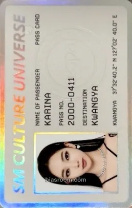 Karina 2022 SMTOWN LIVE: SMCU EXPRESS Photocard - aespa - aespa K-pop photocard