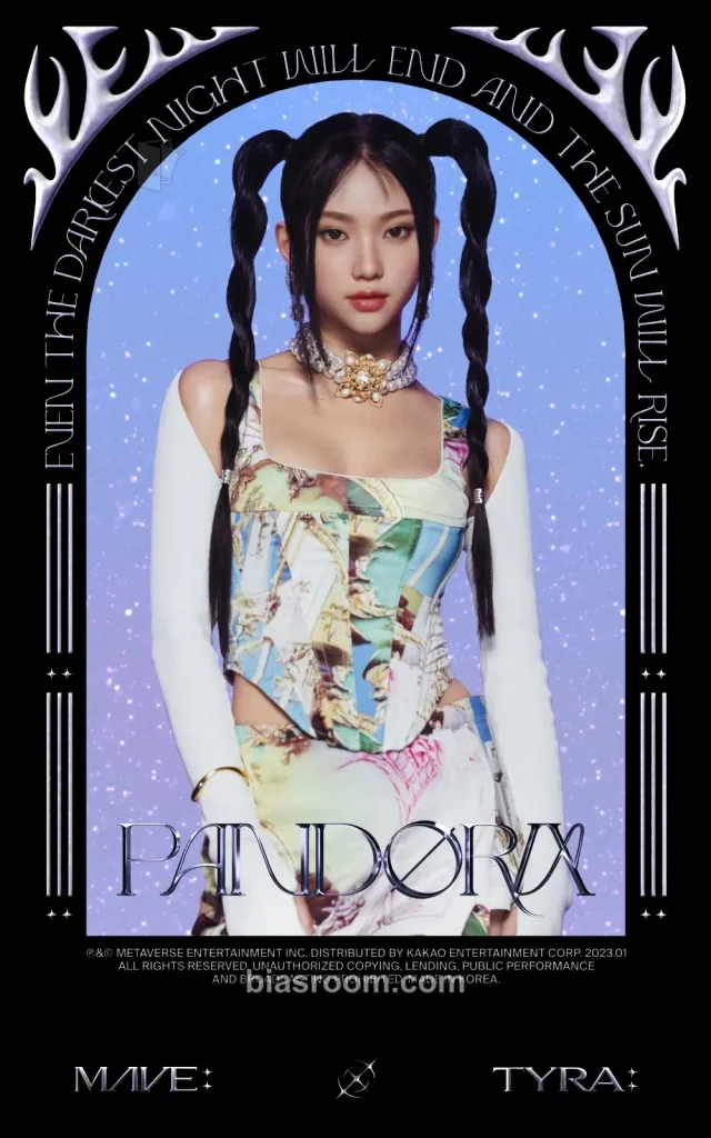 MAVE: - TYRA: - PANDORA’S BOX Album album photocard poster version holographic (hologram)
