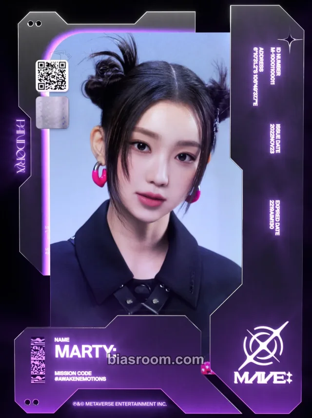 MAVE: - MARTY: - PANDORA’S BOX Album album photocard id card version