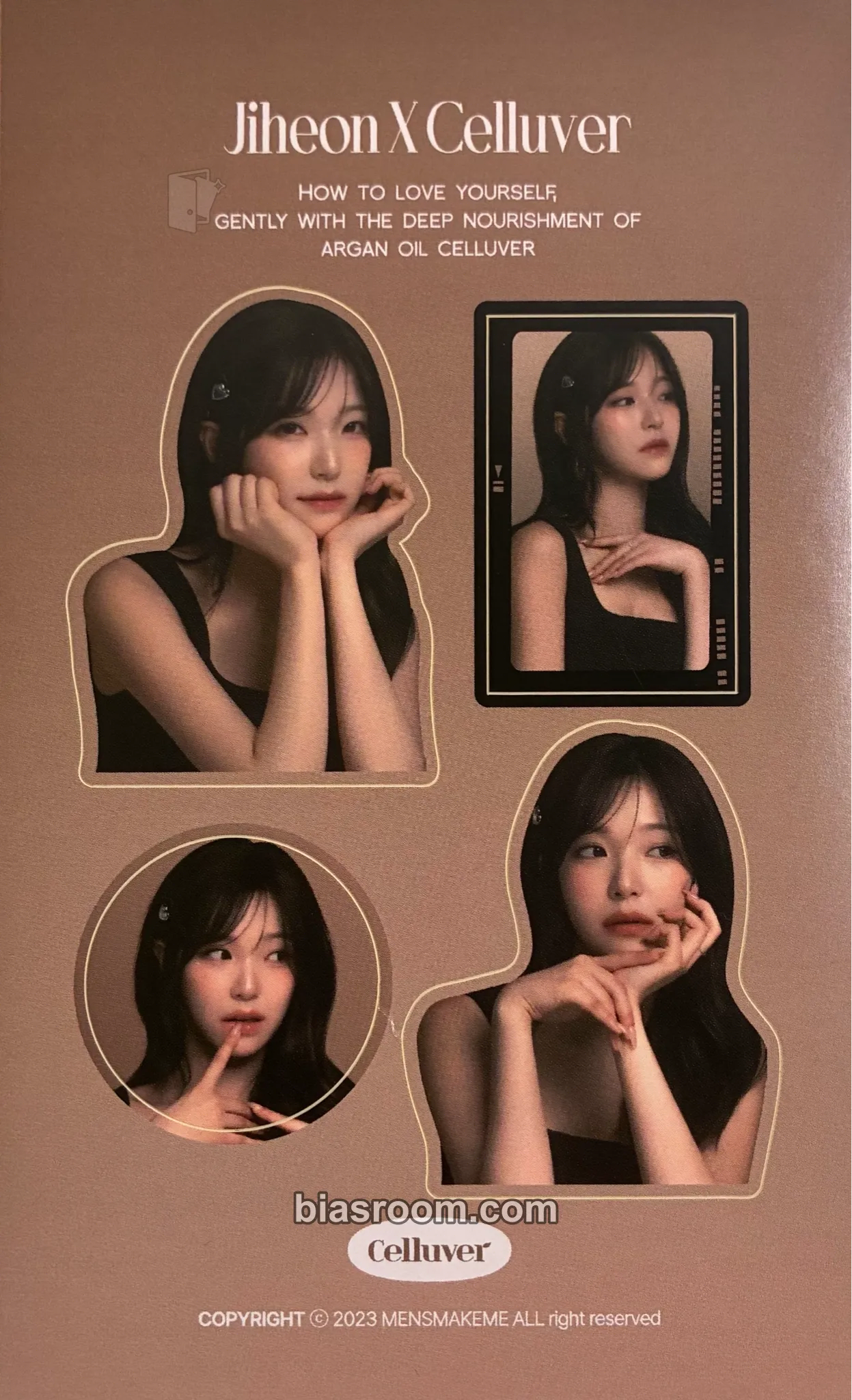 Jiheon Baek Jiheon X Celluver Photocard - fromis_9 - fromis_9 K-pop photocard