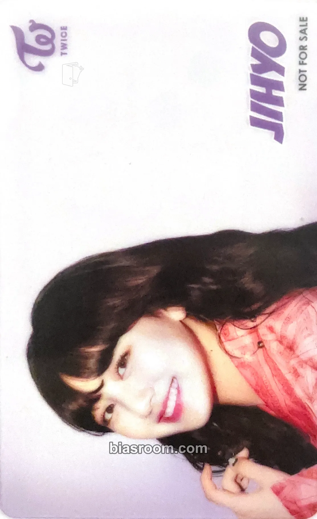 Jihyo One More Time Photocard - TWICE - TWICE K-pop photocard