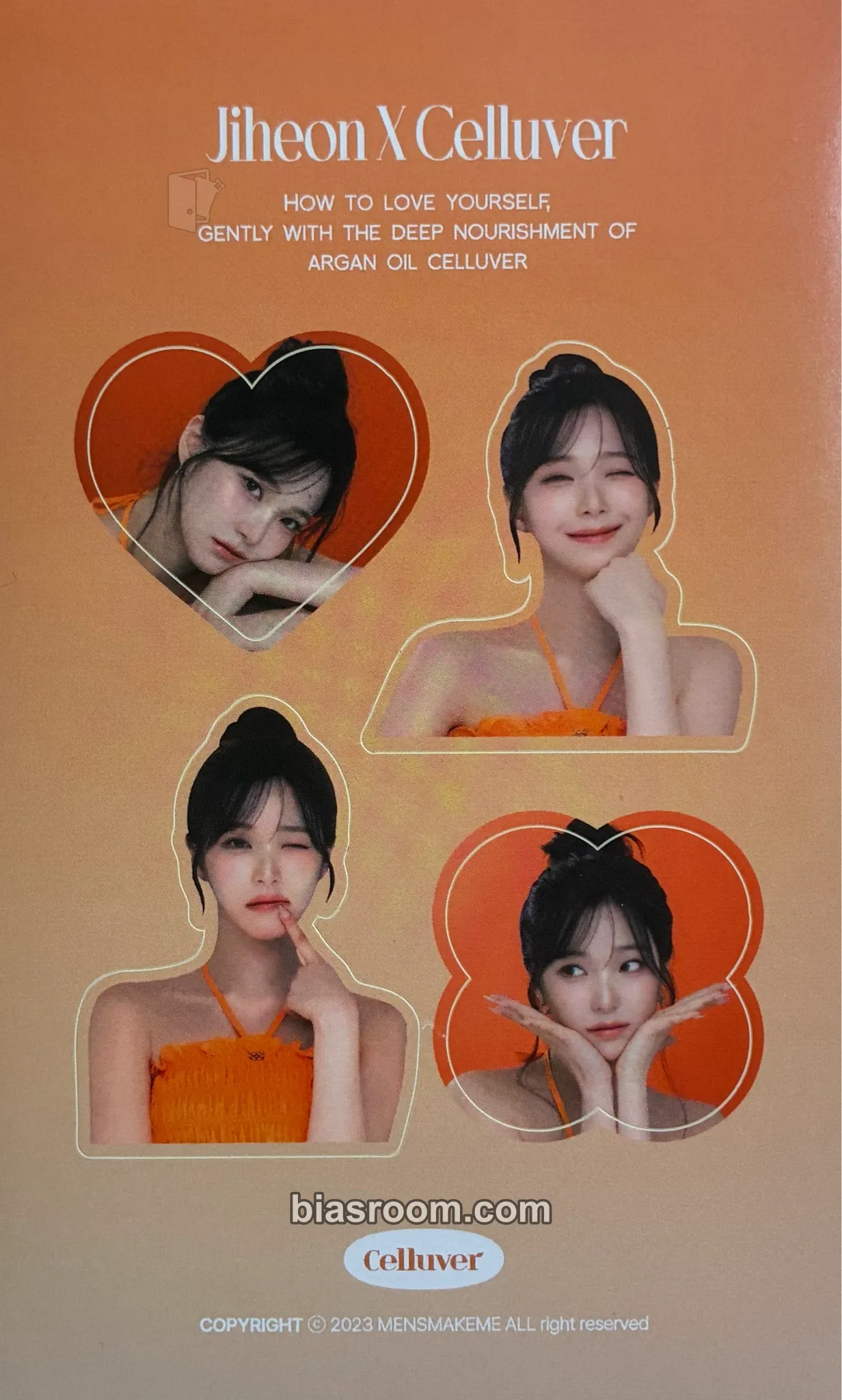 Jiheon Baek Jiheon X Celluver Photocard - fromis_9 - fromis_9 K-pop photocard