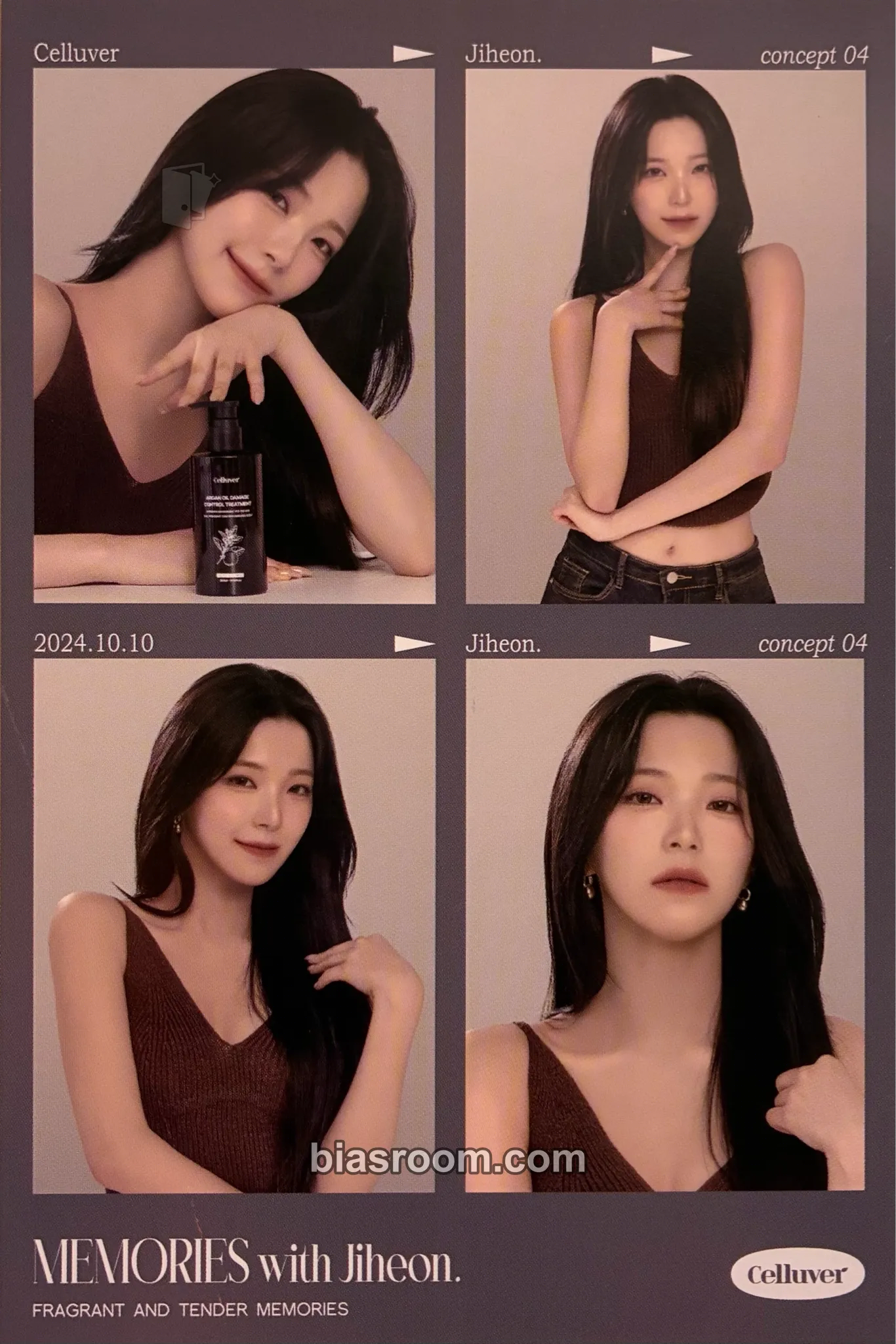 Jiheon Baek Jiheon X Celluver Photocard - fromis_9 - fromis_9 K-pop photocard