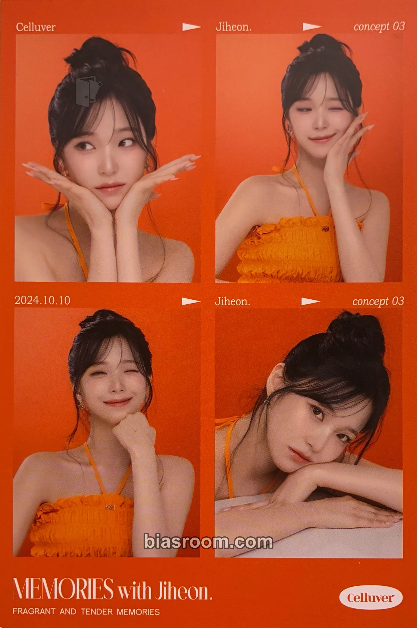 Jiheon Baek Jiheon X Celluver Photocard - fromis_9 - fromis_9 K-pop photocard
