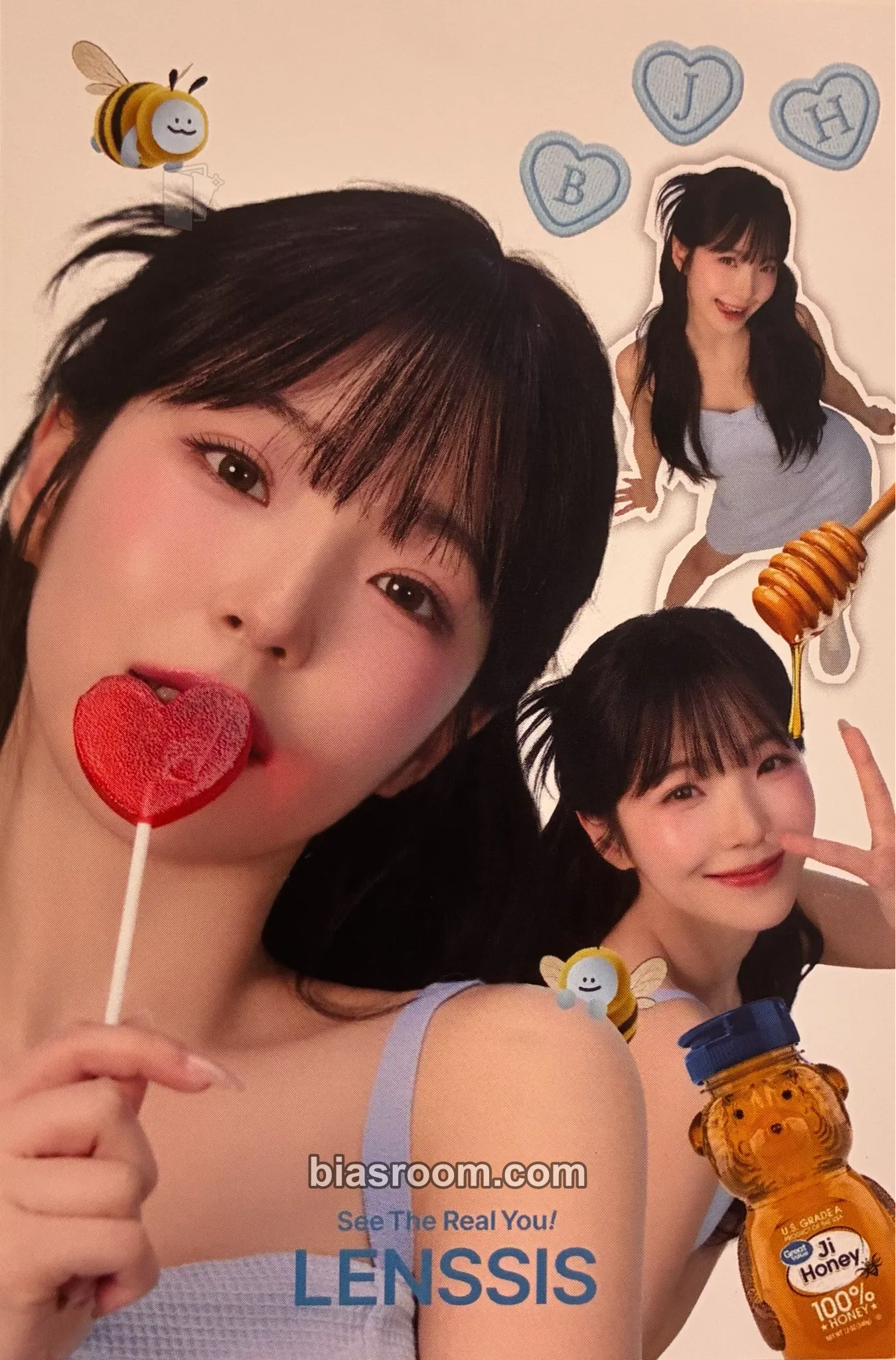 Jiheon Baek Jiheon X LENSSIS Photocard - fromis_9 - fromis_9 K-pop photocard
