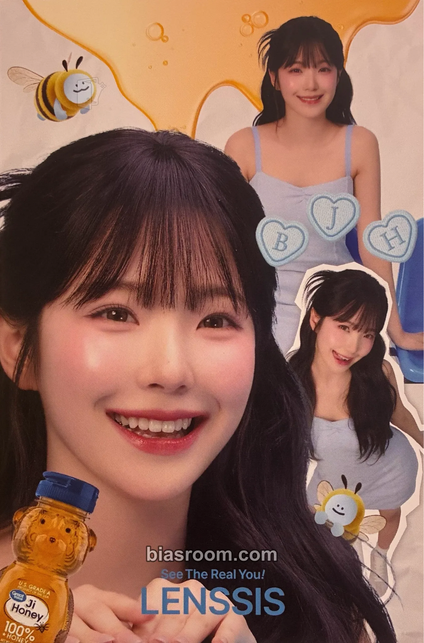 Jiheon Baek Jiheon X LENSSIS Photocard - fromis_9 - fromis_9 K-pop photocard