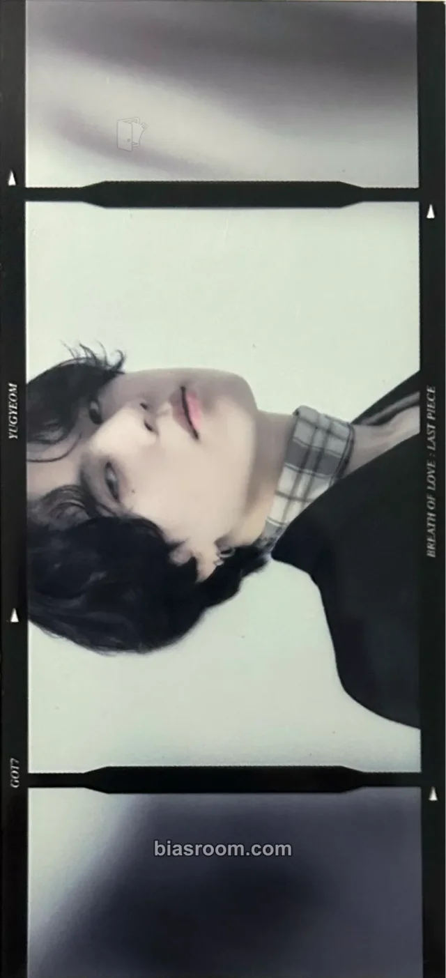 GOT7 - Yugyeom - Breath of Love : Last Piece Album album inclusion film strip horizontal transparent