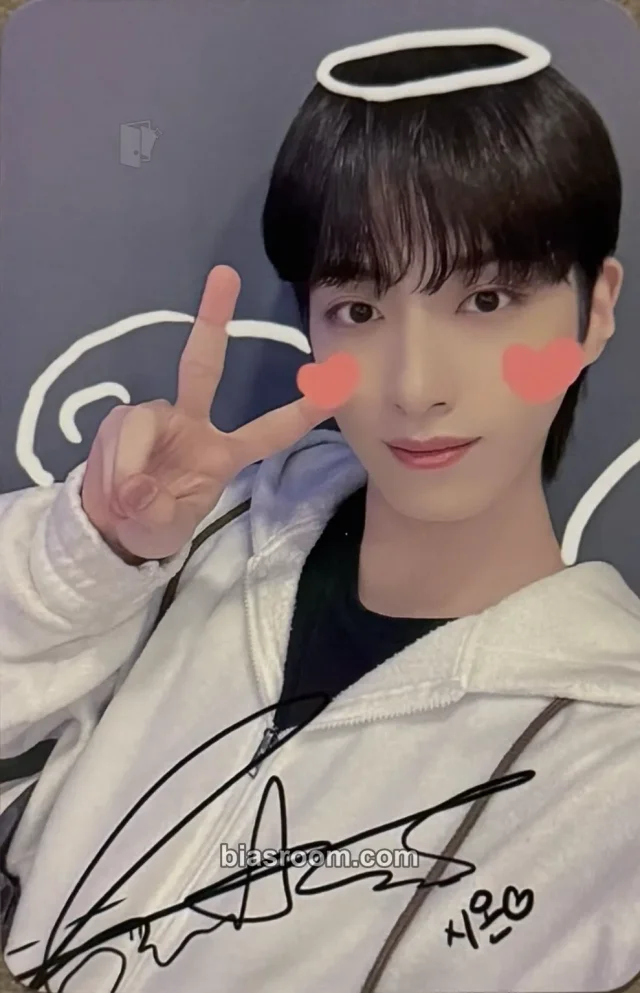 ONEUS - Xion - BLOOD MOON Album dear my muse (dmm) round 4 doodle version printed signature video call (fancall)