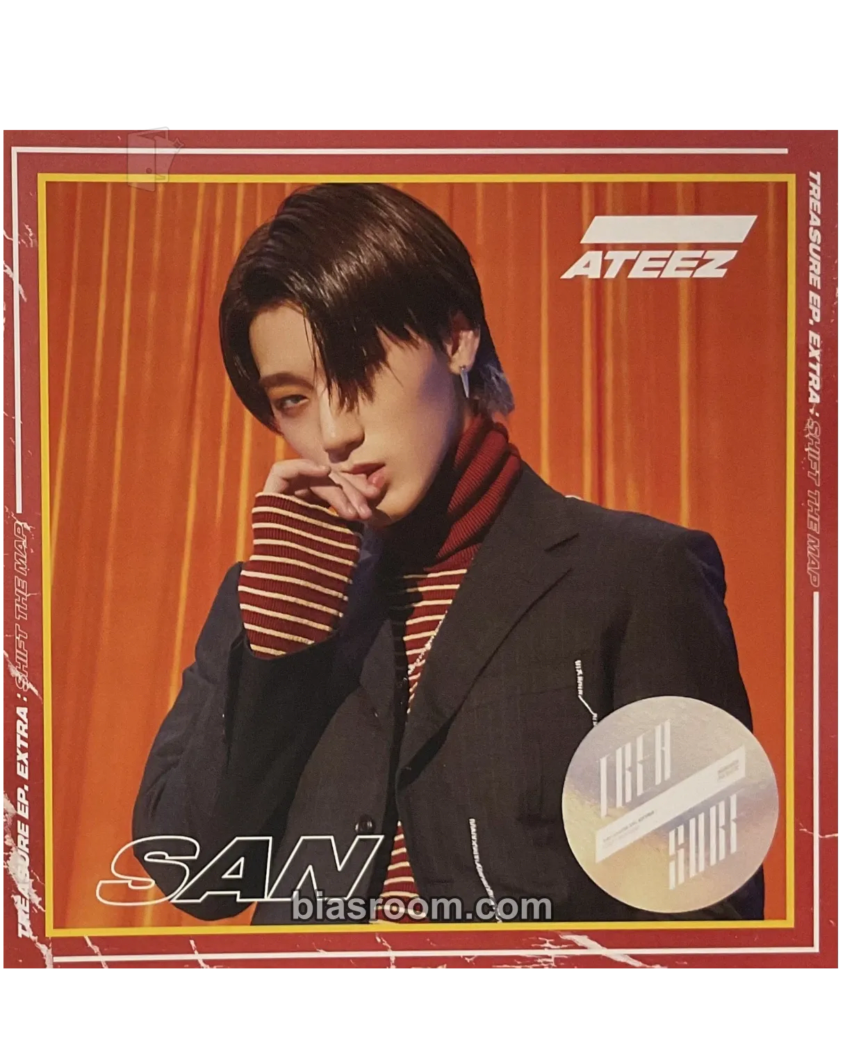 San TREASURE EP.Extra: Shift The Map Photocard - ATEEZ - ATEEZ K-pop photocard