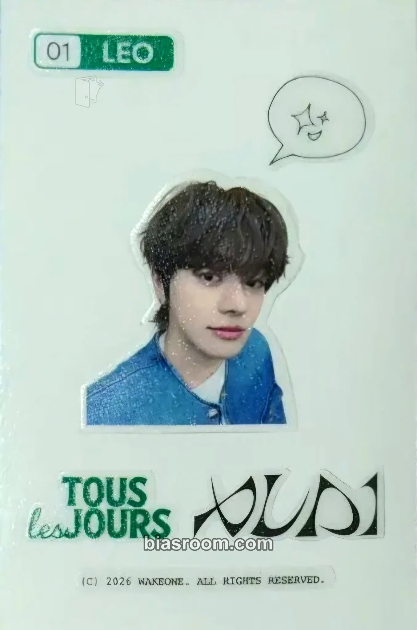 Leo TOUS LES JOURS Collaboration Photocard - ALPHA DRIVE ONE - ALPHA DRIVE ONE K-pop photocard