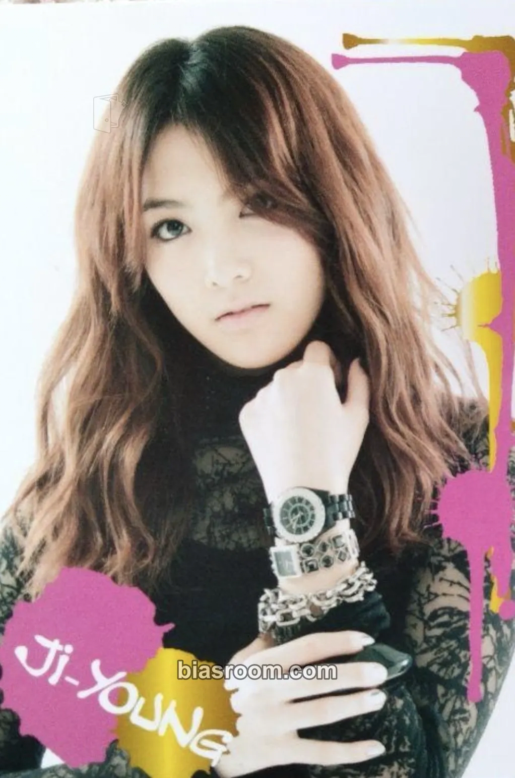 Jiyoung Bromide collection Photocard - KARA - KARA K-pop photocard
