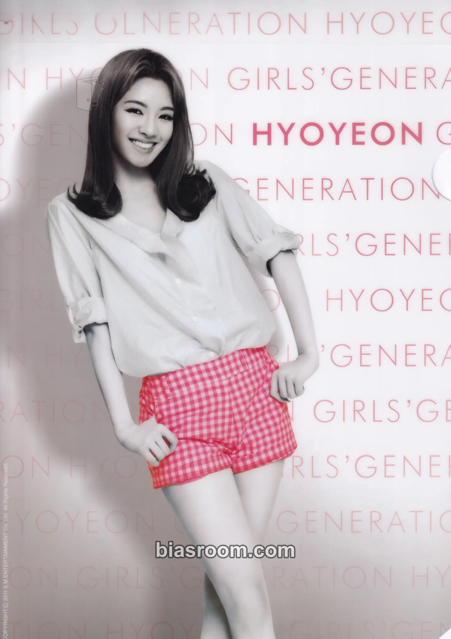 Hyoyeon SM Official MD Photocard - Girls' Generation - Girls' Generation K-pop photocard