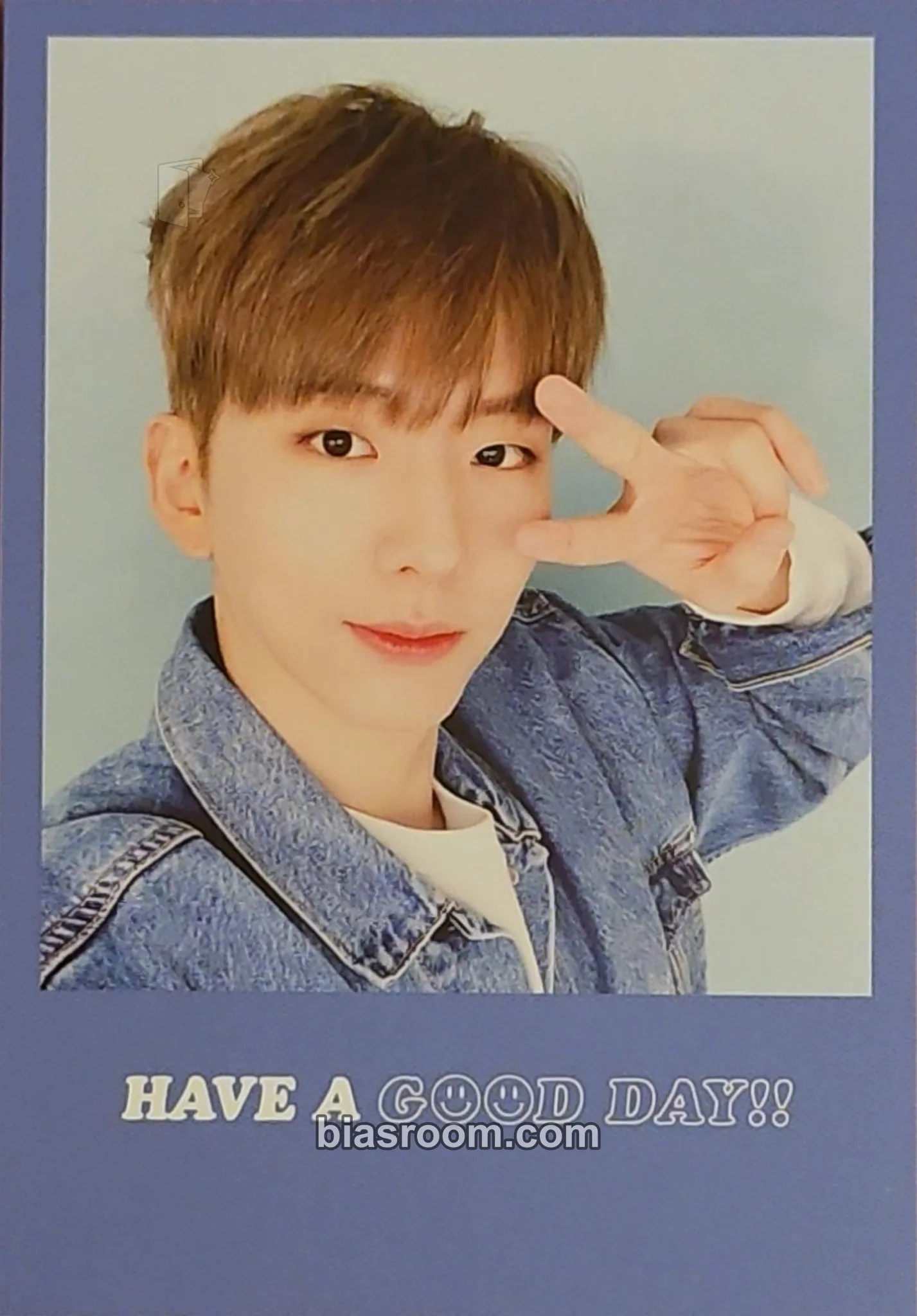 Kihyun 2021 Season's Greetings - Hi! Monbebe, have a good day! Photocard - MONSTA X - MONSTA X K-pop photocard
