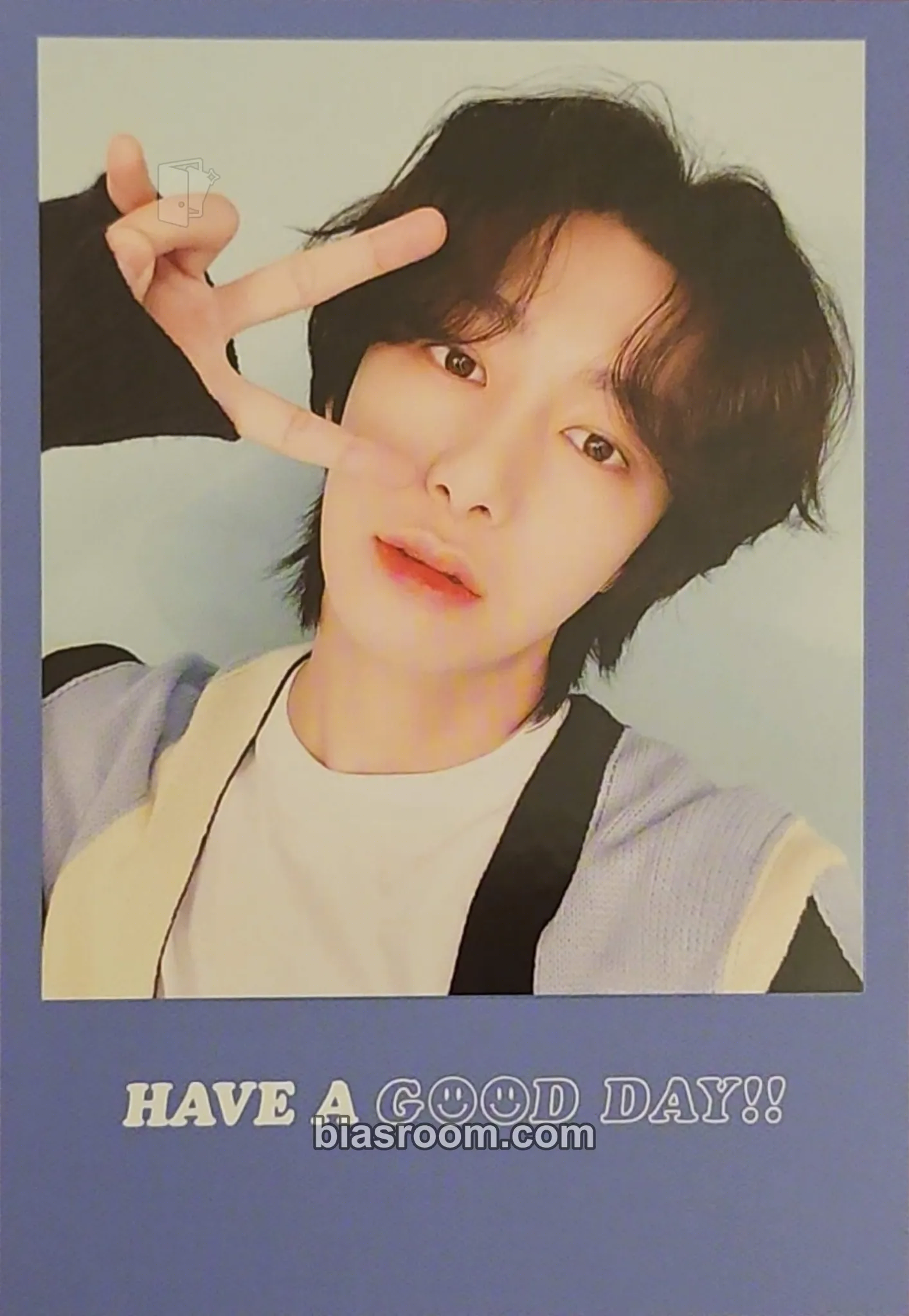 Hyungwon 2021 Season's Greetings - Hi! Monbebe, have a good day! Photocard - MONSTA X - MONSTA X K-pop photocard