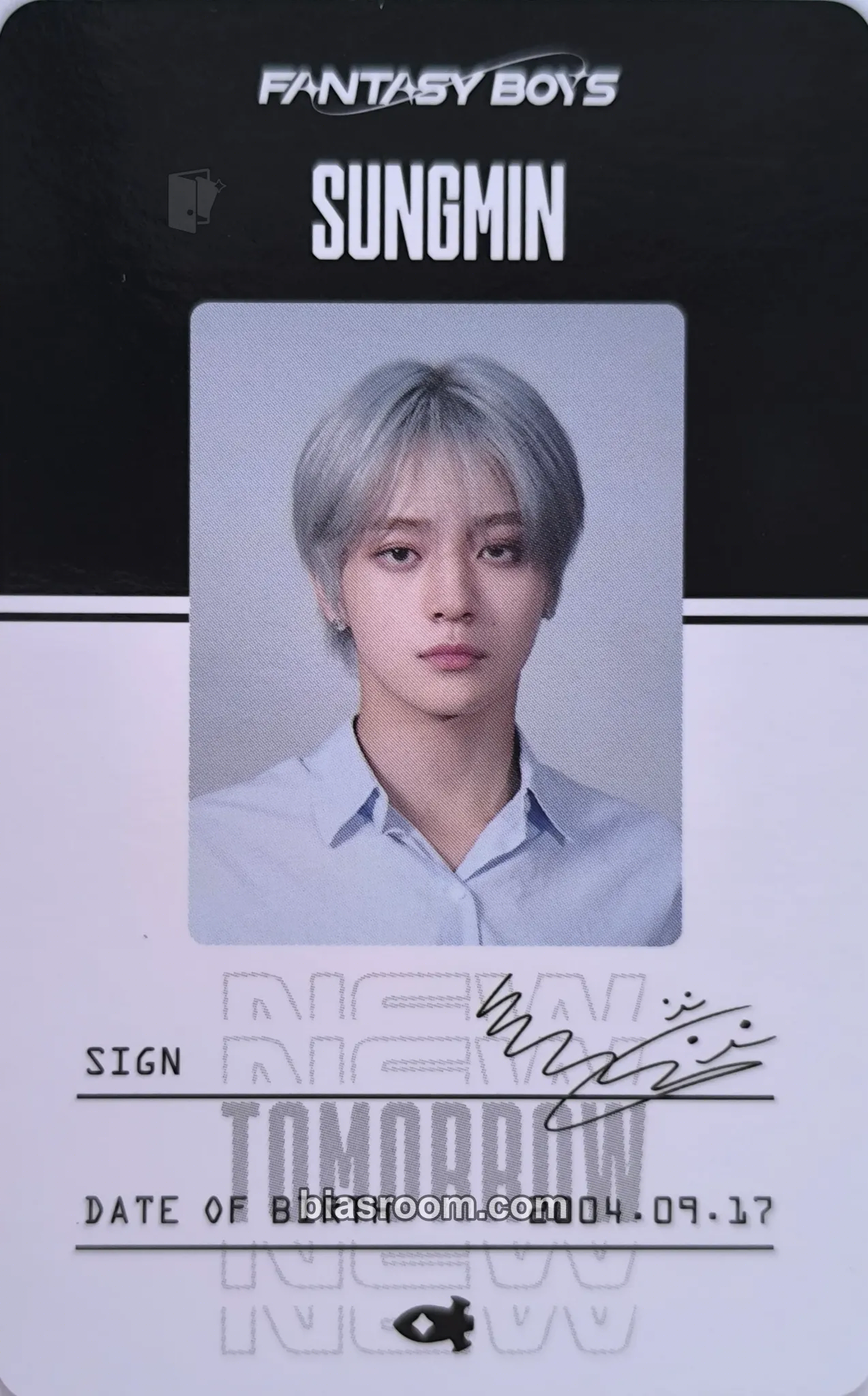 Hong Sungmin Fantasy Boys Tokyo Fan Concert Photocard - FANTASY BOYS - FANTASY BOYS K-pop photocard