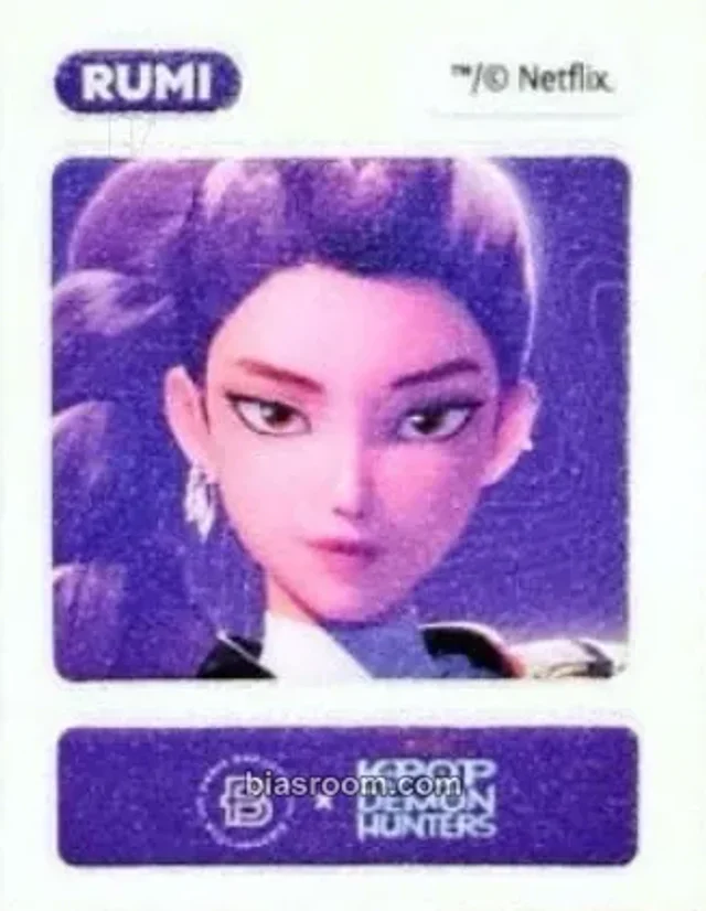 KPop Demon Hunters - Rumi - Paris Baguette x KPop Demon Hunters Other brand collaboration cafe event food order benefit sticker sticker set