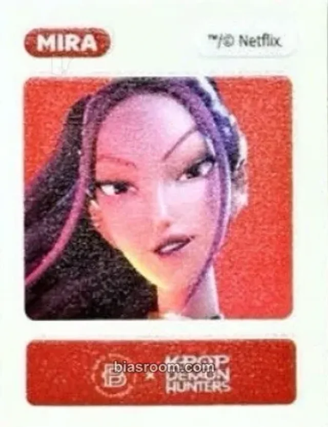 KPop Demon Hunters - Mira - Paris Baguette x KPop Demon Hunters Other brand collaboration food order benefit cafe event sticker set sticker