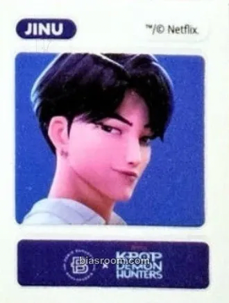 Jinu Paris Baguette x KPop Demon Hunters Photocard - KPop Demon Hunters - KPop Demon Hunters K-pop photocard