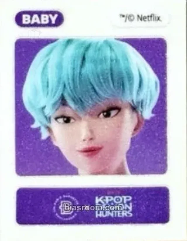 KPop Demon Hunters - Baby Saja - Paris Baguette x KPop Demon Hunters Other brand collaboration cafe event food order benefit sticker sticker set