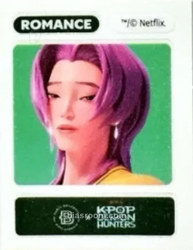 KPop Demon Hunters - Romance Saja - Paris Baguette x KPop Demon Hunters Other brand collaboration food order benefit cafe event sticker sticker set