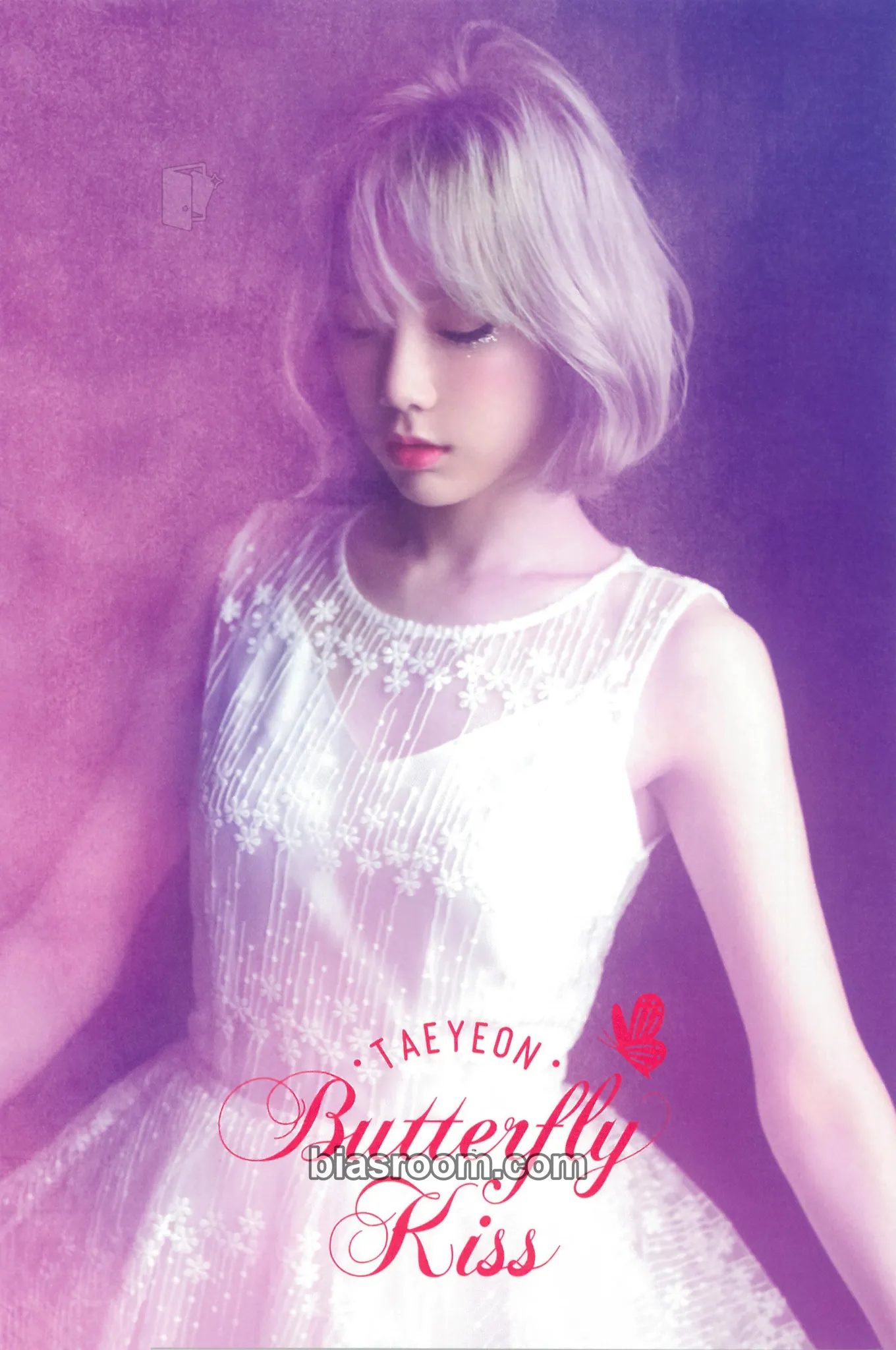 Taeyeon Taeyeon, Butterfly Kiss Photocard - Taeyeon K-pop photocard