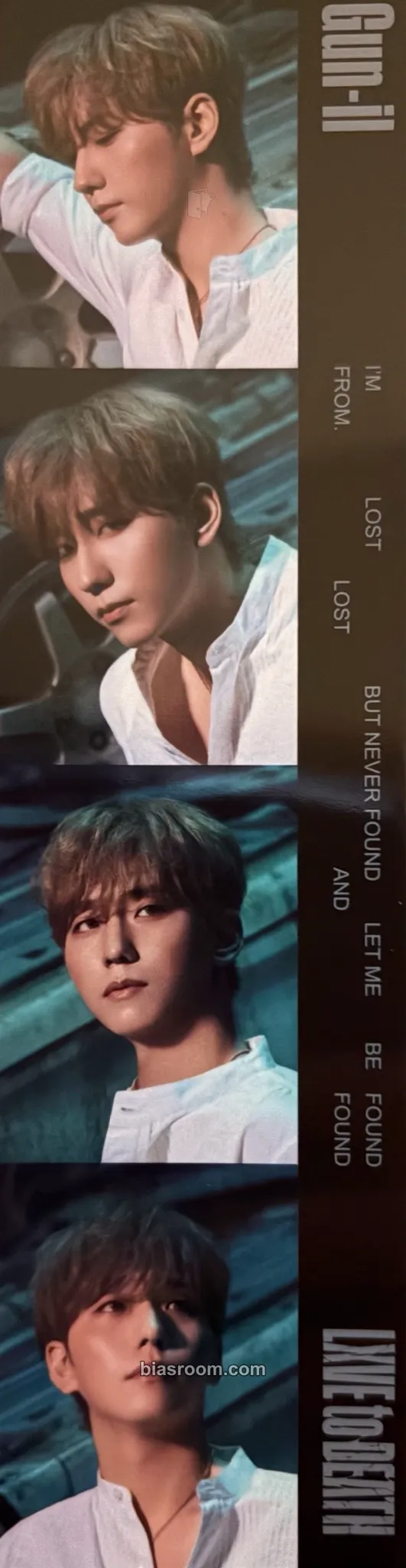Gunil LXVE TO DEATH Photocard - Xdinary Heroes - Xdinary Heroes K-pop photocard