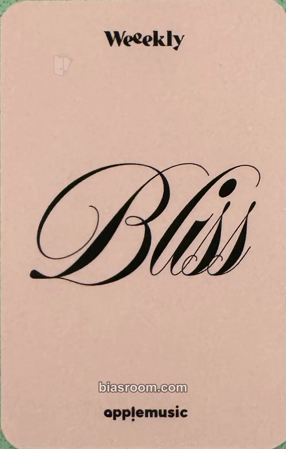 Zoa Bliss Photocard - Weeekly | Bias Room