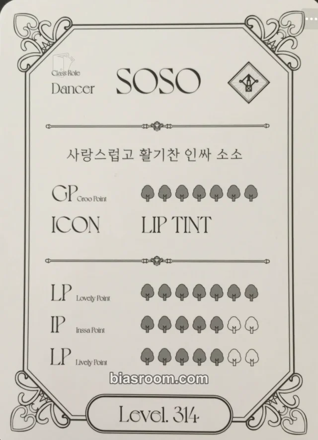 GWSN - SoSo - the Keys Album postcard album inclusion