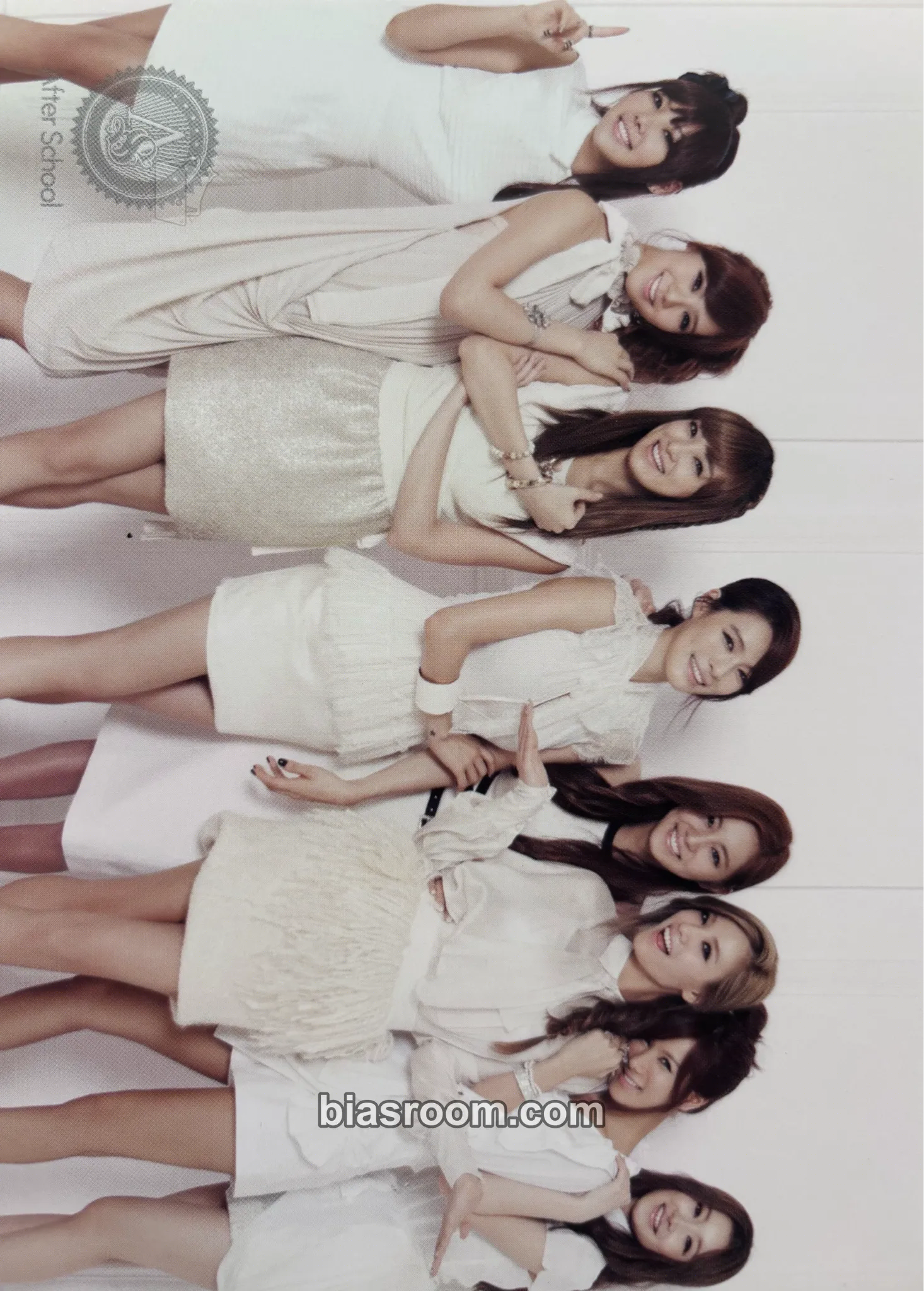 2012 Season's Greetings Photocard - After School - After School K-pop photocard