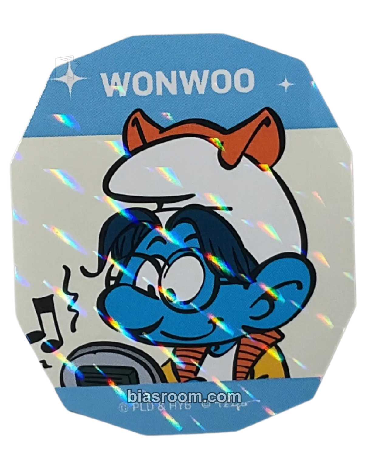 Wonwoo The Smurfs x SEVENTEEN Brand Collaboration Photocard - SEVENTEEN - SEVENTEEN K-pop photocard