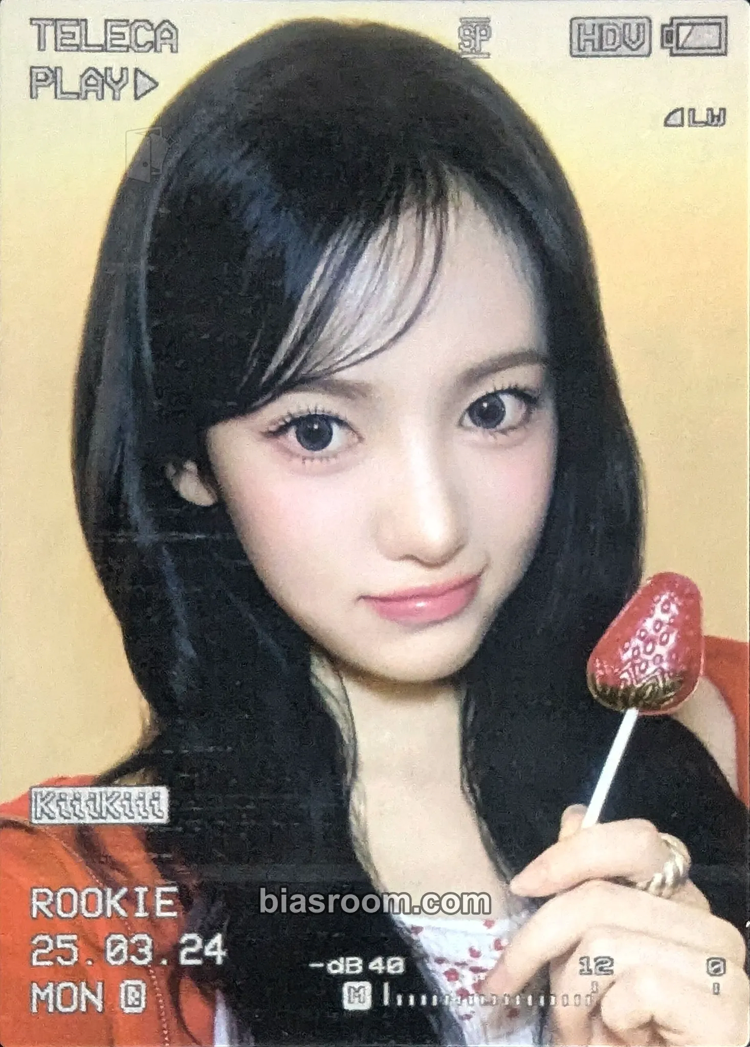 Sui TELECA 2025 K-POP ROOKIE COLLECTION CARDS Photocard - KiiiKiii - KiiiKiii K-pop photocard