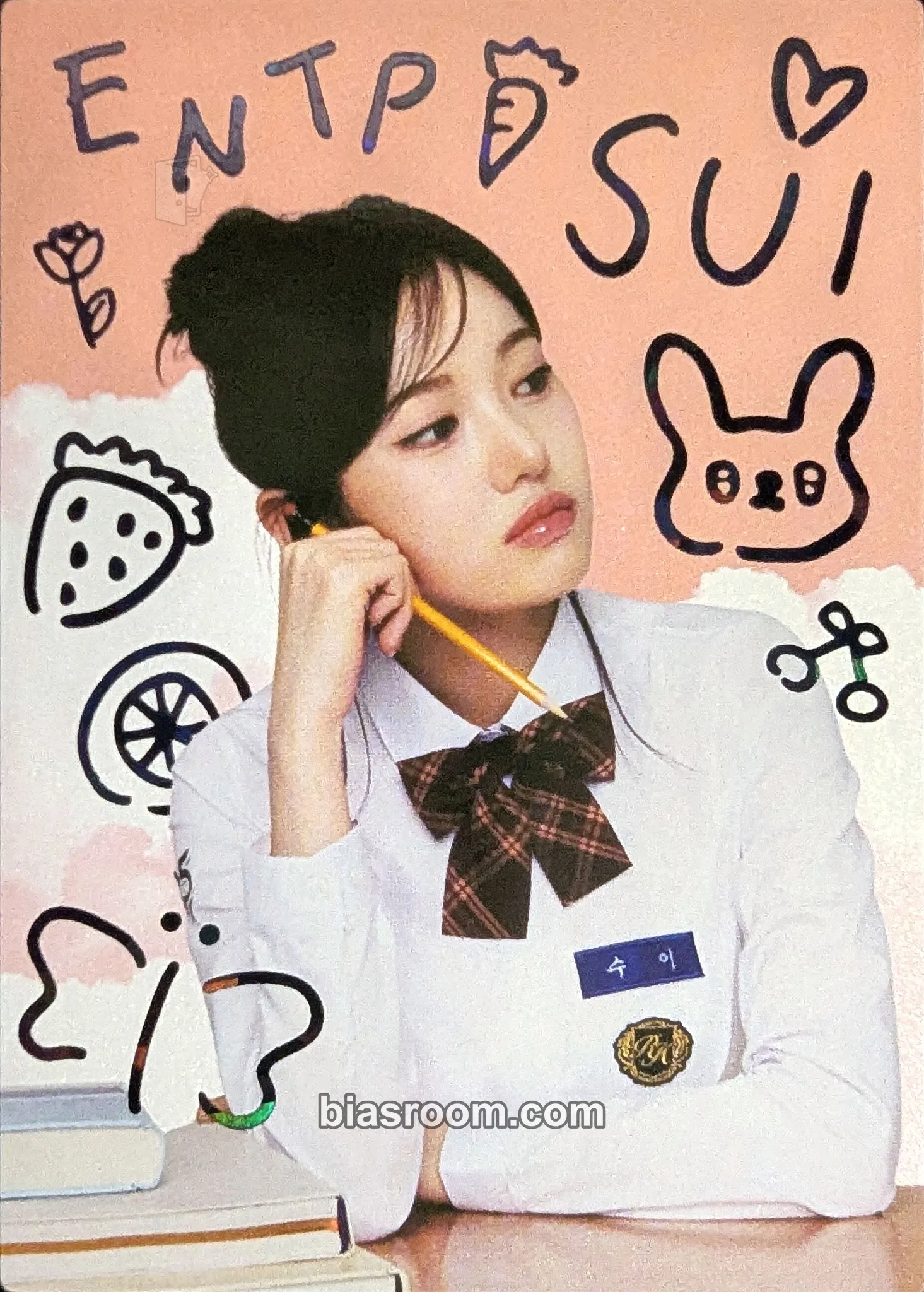 Sui TELECA 2025 K-POP ROOKIE COLLECTION CARDS Photocard - KiiiKiii - KiiiKiii K-pop photocard