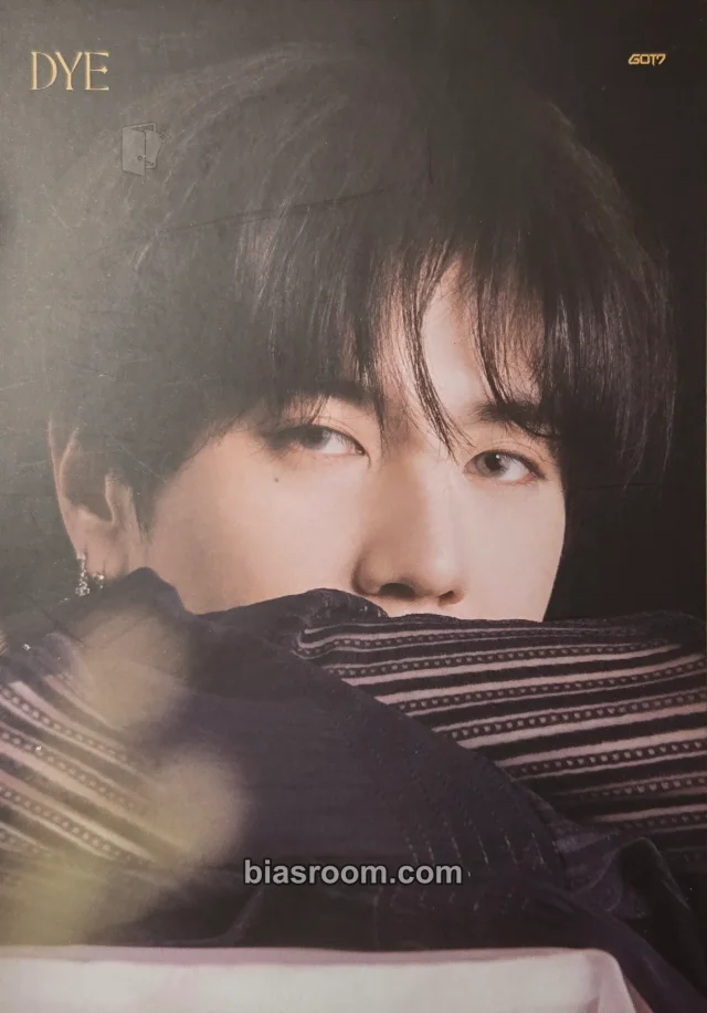 GOT7 - Yugyeom - DYE Album album inclusion postcard lyric postcard