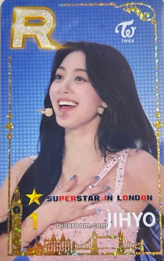 Jihyo TWICE x SuperStar JYPNATION Photocard - TWICE - TWICE K-pop photocard