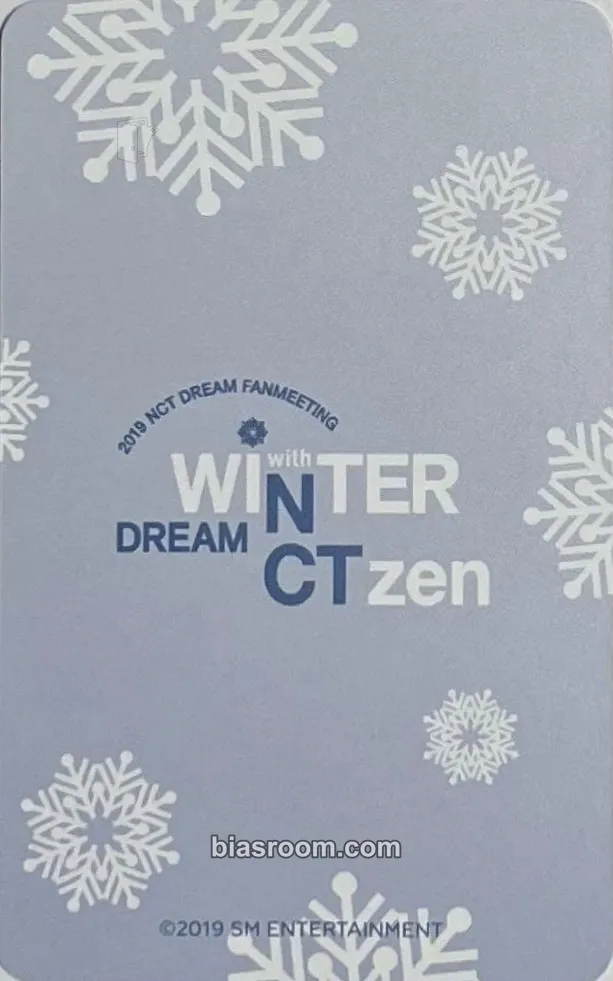 Renjun WINTER FANMEETING with NCTzen DREAM Photocard - NCT DREAM