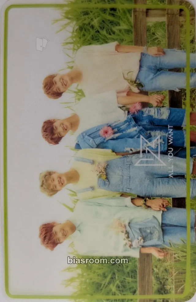 IZ - All You Want Album transparent album photocard