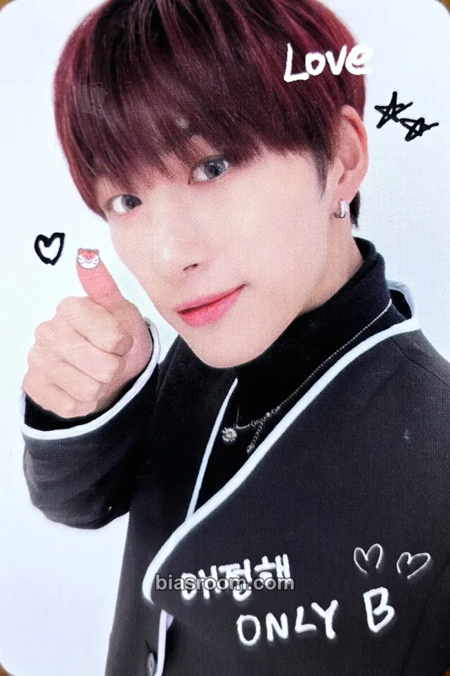 JustB - Lim Ji-min - = NEUN Album album photocard pob (pre-order benefit)