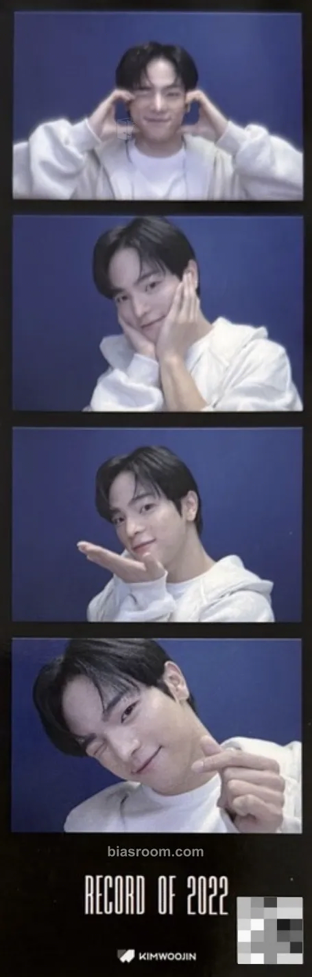 Woojin Record of 2022 Photocard - Kim Woojin - Kim Woojin K-pop photocard