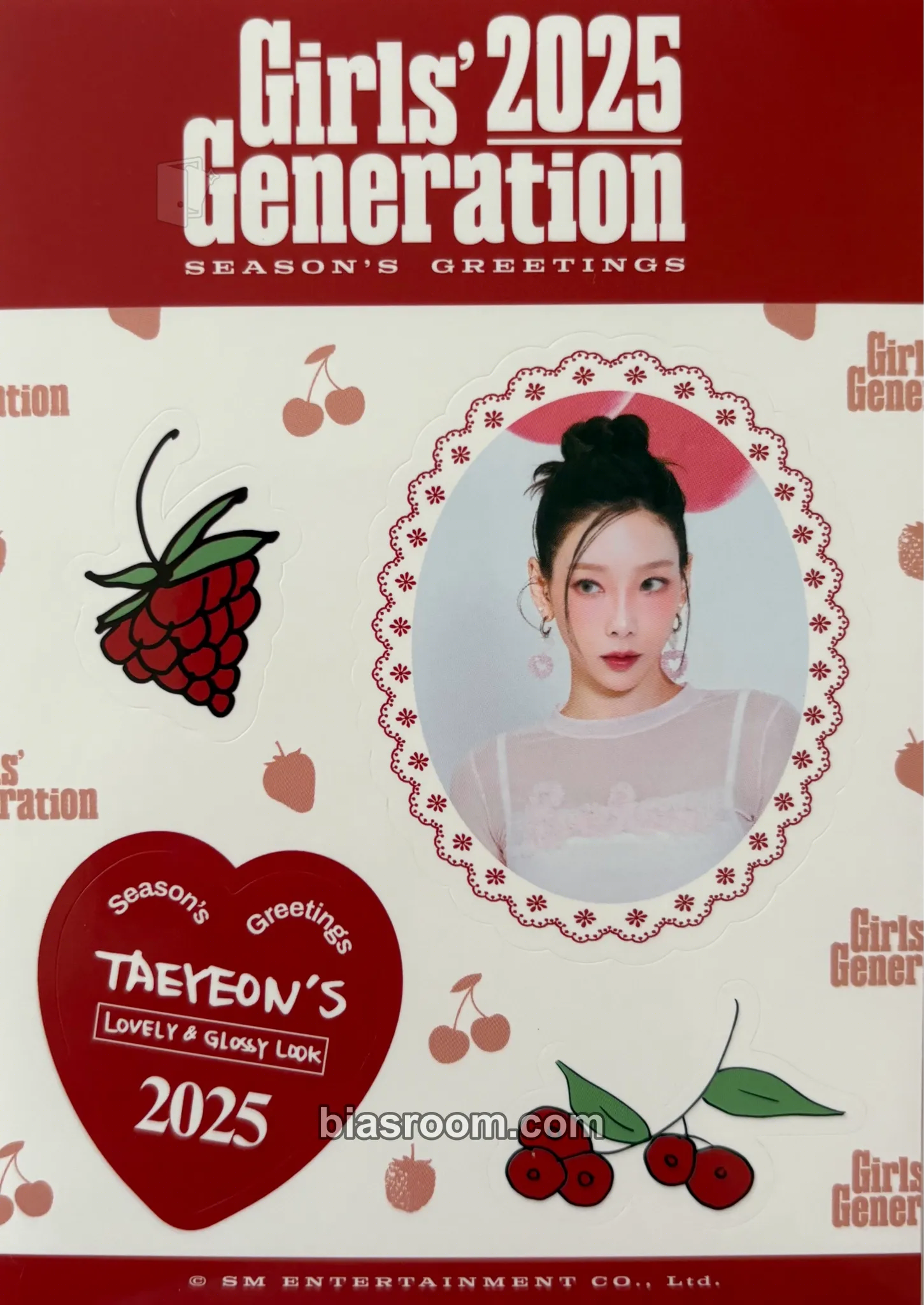 Taeyeon Season's Greetings 2025 Photocard - Girls' Generation - Girls' Generation K-pop photocard