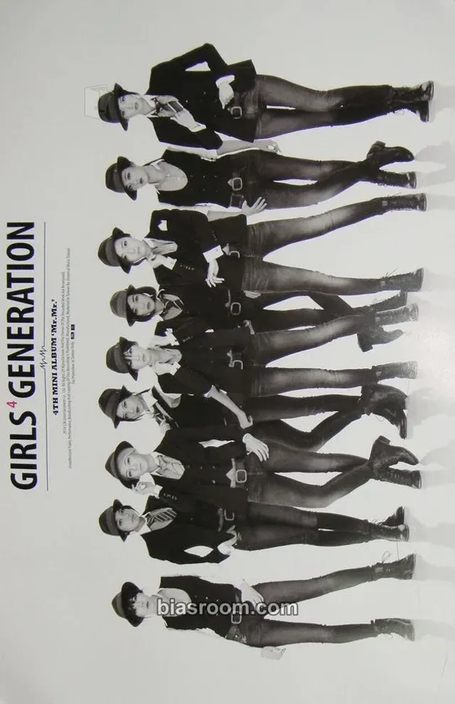 Girls' Generation - Mr.Mr. Album poster horizontal taiwan