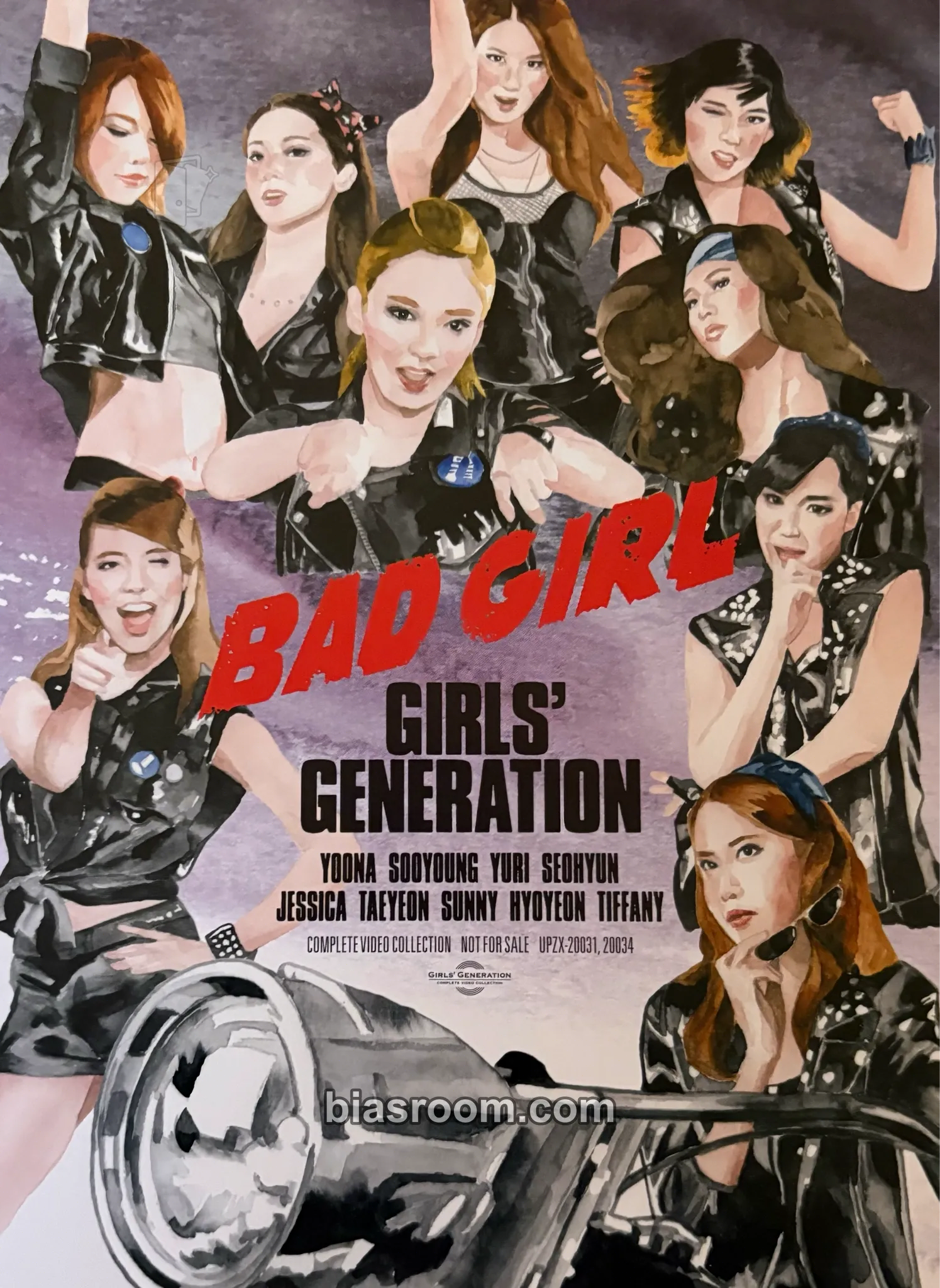 Complete Video Collection Photocard - Girls' Generation - Girls' Generation K-pop photocard
