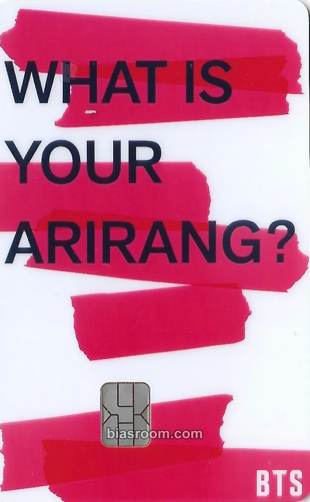 ARIRANG World Tour Photocard - BTS - BTS K-pop photocard