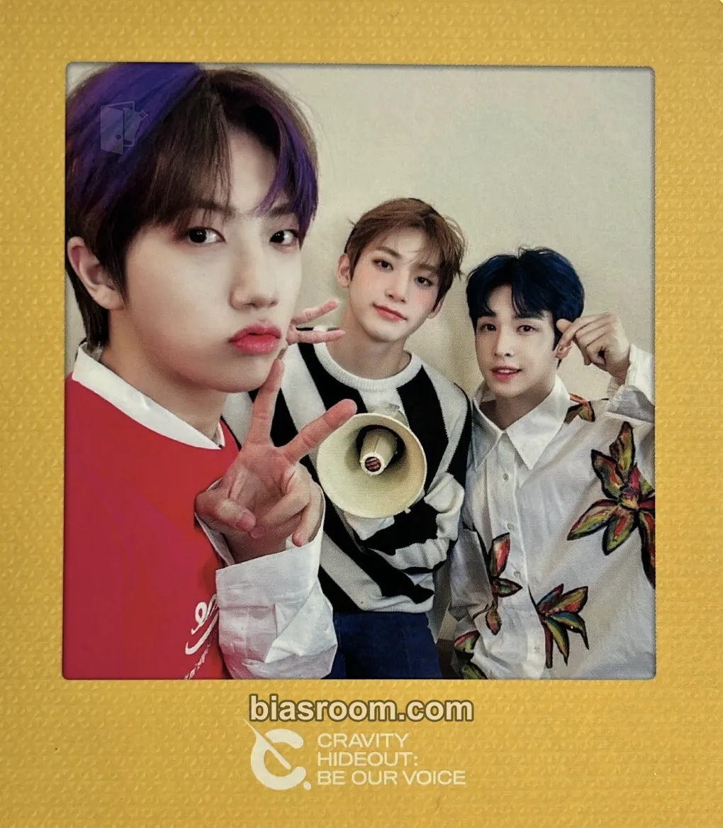 HIDEOUT : BE OUR VOICE - SEASON 3 Photocard - CRAVITY - CRAVITY K-pop photocard