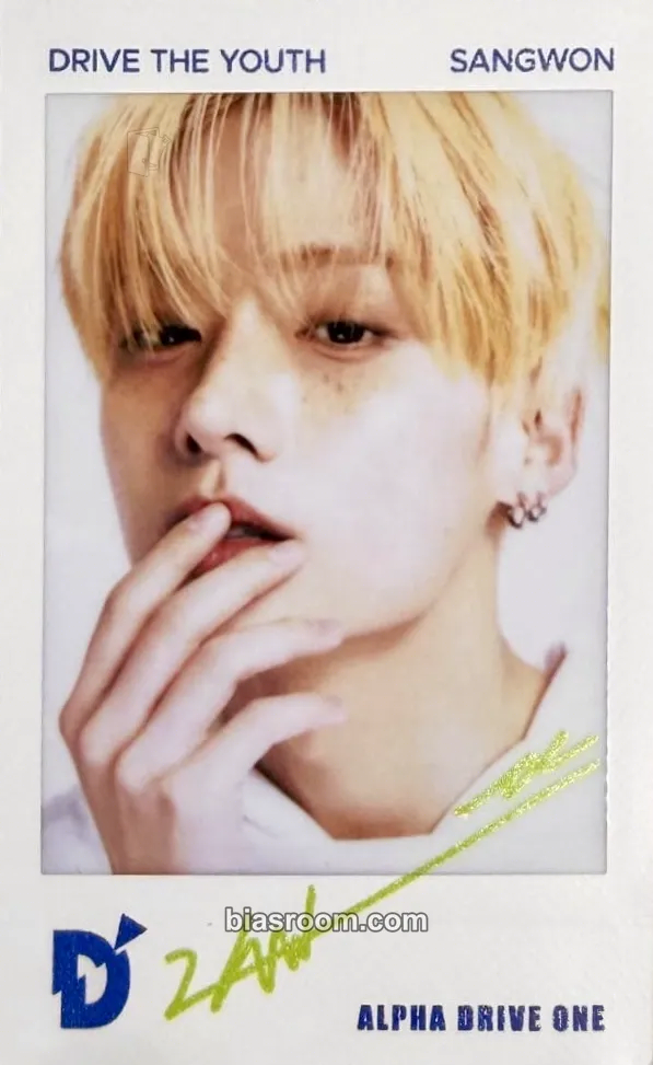 Sangwon DICON VOLUME Nº33 Photocard - ALPHA DRIVE ONE - ALPHA DRIVE ONE K-pop photocard