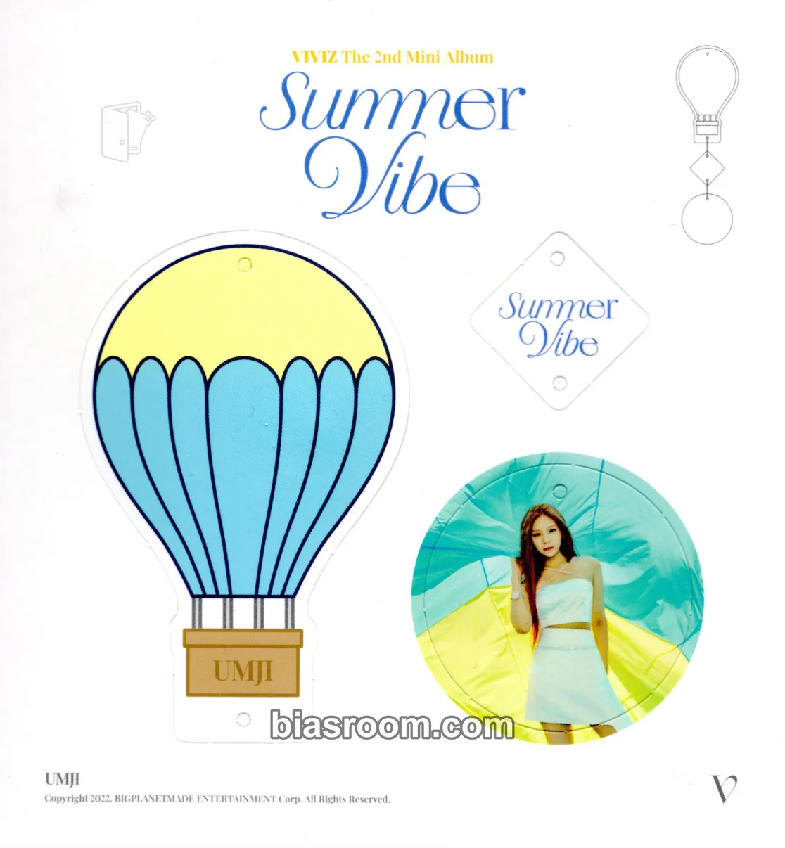 Umji Summer Vibe Photocard - VIVIZ - VIVIZ K-pop photocard